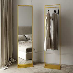 Вешалка золотая ZILOSI, 185 х 45 см