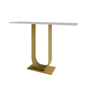 Консоль ARFEO 120 х 40 см, белый/золотой