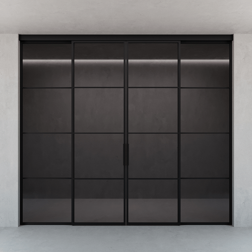 Раздвижная перегородка с тонированным стеклом CALISTASA 300 х 260 см