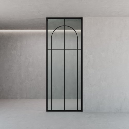 Статичная перегородка с бесцветным стеклом LIGNOVIA 100 х 260 см