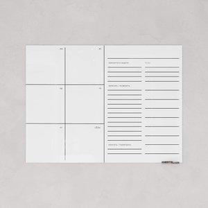 Стеклянный планер 90 x 120 см