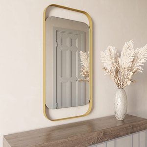 Зеркало в золотой раме KELUR, 100 х 50 см