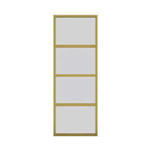 Перегородка с тонированным стеклом ZONIQUE золотая, 220 х 70 см