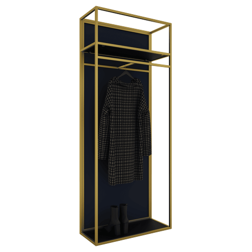 Зеркало-стеллаж KATARIS XL золотой, 200 x 80 см