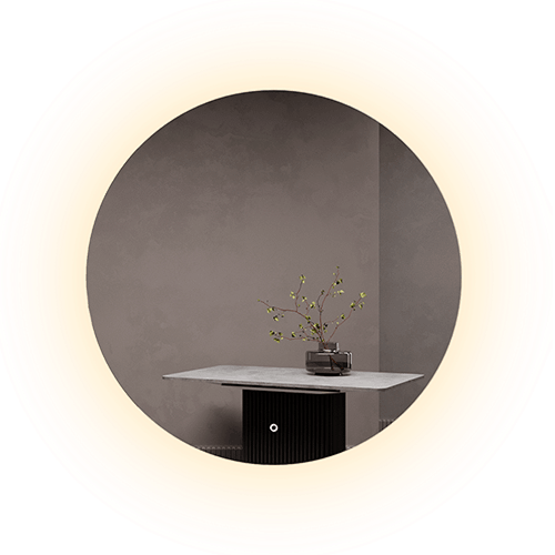 Зеркало с подсветкой 3 в 1, RAUNTEL NF LED L, D100 см