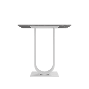 Консоль ARFEO 80 х 35 см, темный мрамор/белый