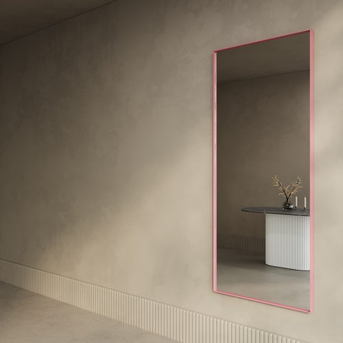 Зеркало в розовой раме HALFEO L Slim, 170 х 70 см