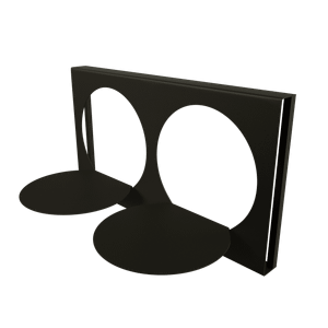 Полка GNUTUM черная, 64 x 34 см