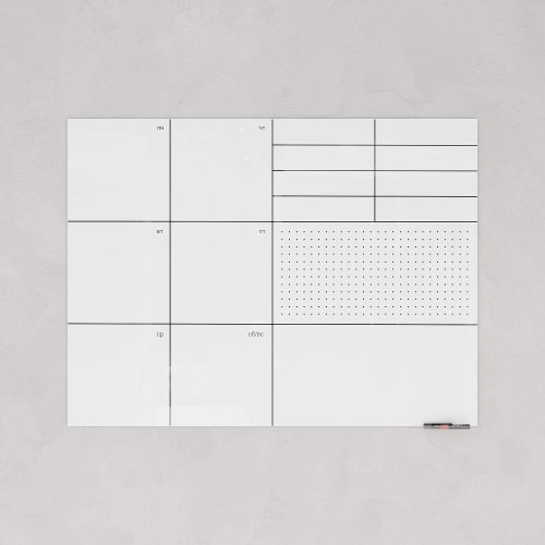 Стеклянный планер 90 x 120 см