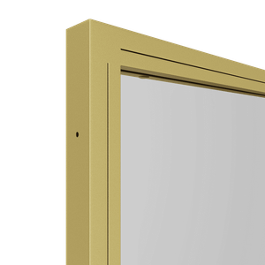 Перегородка с тонированным стеклом ZONIQUE золотая, 220 х 70 см