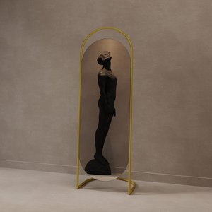 Зеркало в золотой раме EVELUM, 163 х 54 см