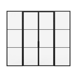 Распашная перегородка с осветленным стеклом CHAIROVIA