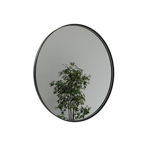 Зеркало в черной раме RAUNTEL L, 101 х 101 см