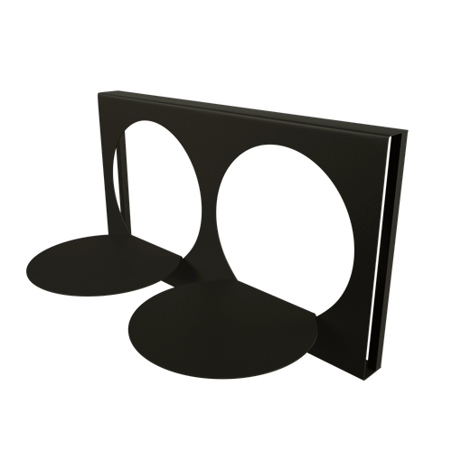 Полка GNUTUM черная, 64 x 34 см