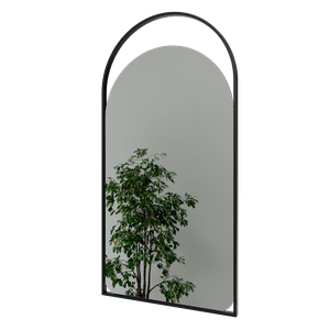 Зеркало в черной раме ARKELO S, 102 х 52 см