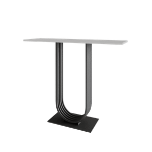 Консоль ARFEO 100 х 35 см, белый/черный