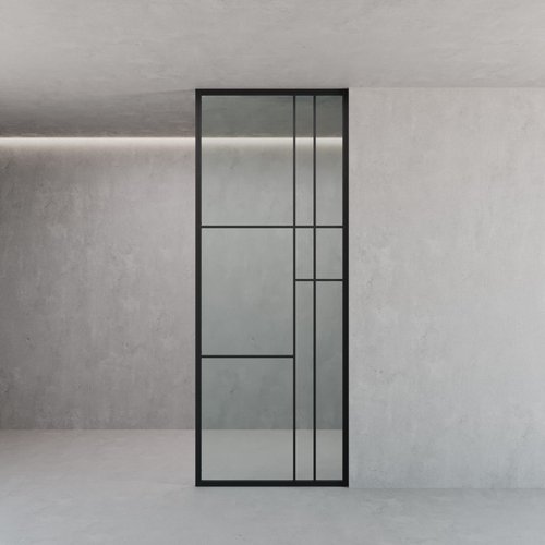 Статичная перегородка с бесцветным стеклом MIRENTIS 100 х 260 см