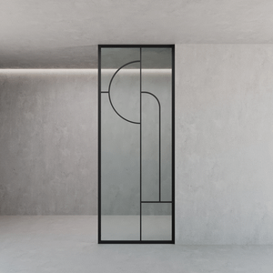 Статичная перегородка с бесцветным стеклом COUCHICA 100 х 260 см