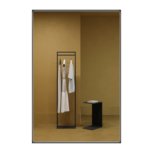 Зеркало в черной раме HALFEO S Slim, 120 х 80 см