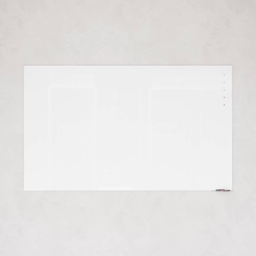 Стеклянная магнитно-маркерная доска белая 120 x 200 см
