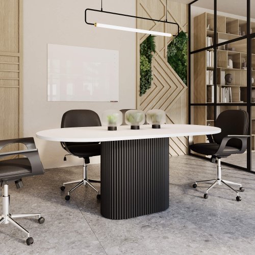 Стеклянная магнитно-маркерная доска белая 90 x 120 см