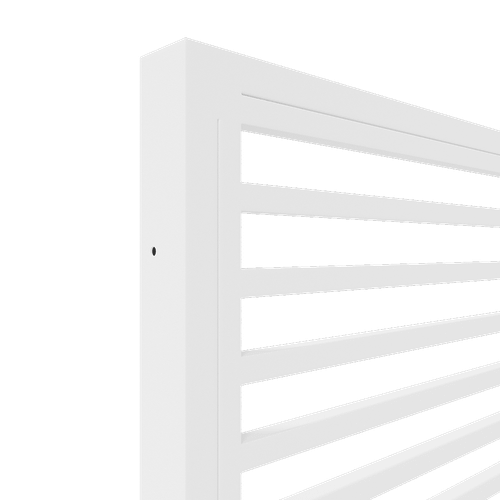 Перегородка белая LATTIQUE G, 217 х 80 см