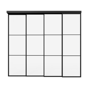 Каскадная перегородка с осветленным стеклом CHAIROVIA