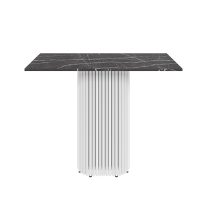 Консоль TRUBIS 100 х 35 см, темный мрамор/белый