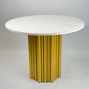 Обеденный стол TRUBIS Grape с керамогранитом D100 см