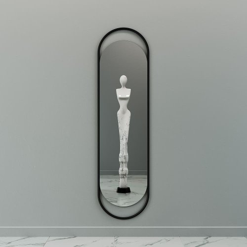 Зеркало в черной раме EVELIX L, 178 х 48 см