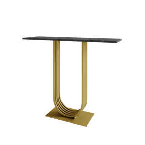 Консоль ARFEO 100 х 35 см, черный/золотой