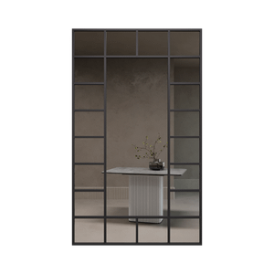 Зеркало-окно в черной раме WINDIX XL, 200 х 120 см