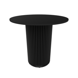 Обеденный стол TRUBIS Wood L D80 см, черный