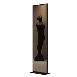 Зеркало в черной раме ZELISO-2, 185 х 45 см