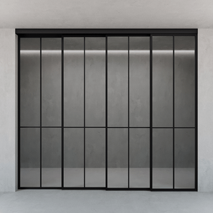 Каскадная перегородка с бесцветным стеклом METHOYA