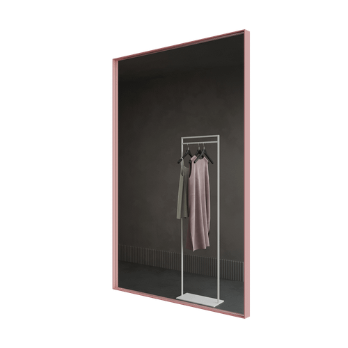 Зеркало в розовой раме HALFEO S Slim, 120 х 80 см