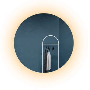 Зеркало с теплой подсветкой, RAUNTEL NF LED M, D79 см