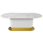 Белый с золотом