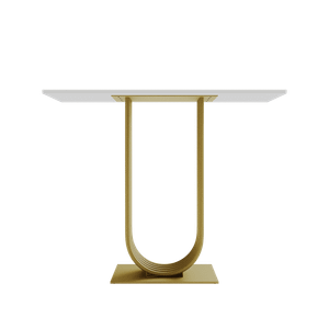 Консоль ARFEO 100 х 35 см, белый/золотой