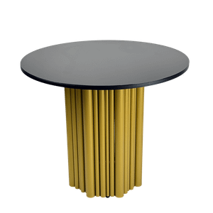 Обеденный стол TRUBIS Grape Wood+Glass D90 см