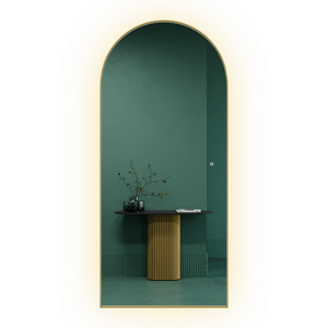 Зеркало в золотой раме с подсветкой 3 в 1, ARKIS L LED, 180 x 80 см