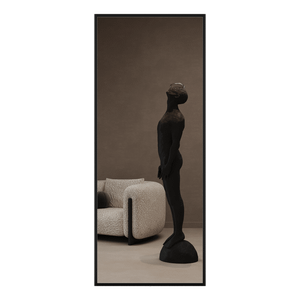 Зеркало-стеллаж KATARIS XL черный, 200 x 80 см