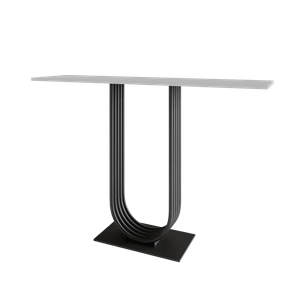 Консоль ARFEO 120 х 40 см, белый/черный