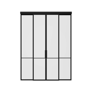 Раздвижная перегородка с бесцветным стеклом DIRONTA 200 х 260 см