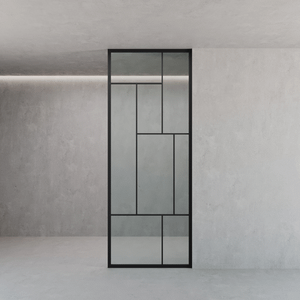 Статичная перегородка с бесцветным стеклом ETYLORN 100 х 260 см