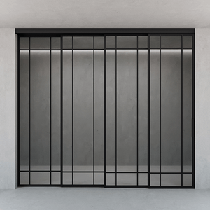 Каскадная перегородка с бесцветным стеклом FLOROVIA 240 х 260 см