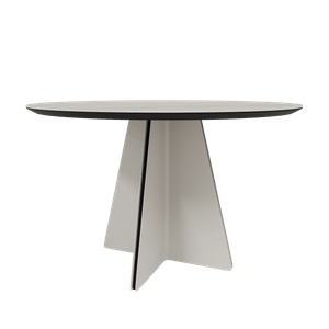 Обеденный стол SPARKUM травертин/бежевый, D120 см