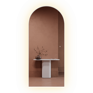 Зеркало в белой раме с подсветкой 3 в 1, ARKIS L LED, 180 x 80 см