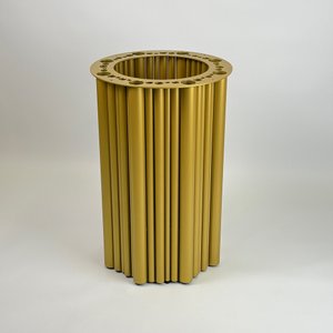 Обеденный стол TRUBIS Grape Wood+Glass D90 см