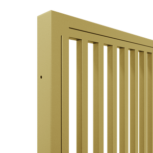 Перегородка золотая LATTIQUE V, 200 х 91 см